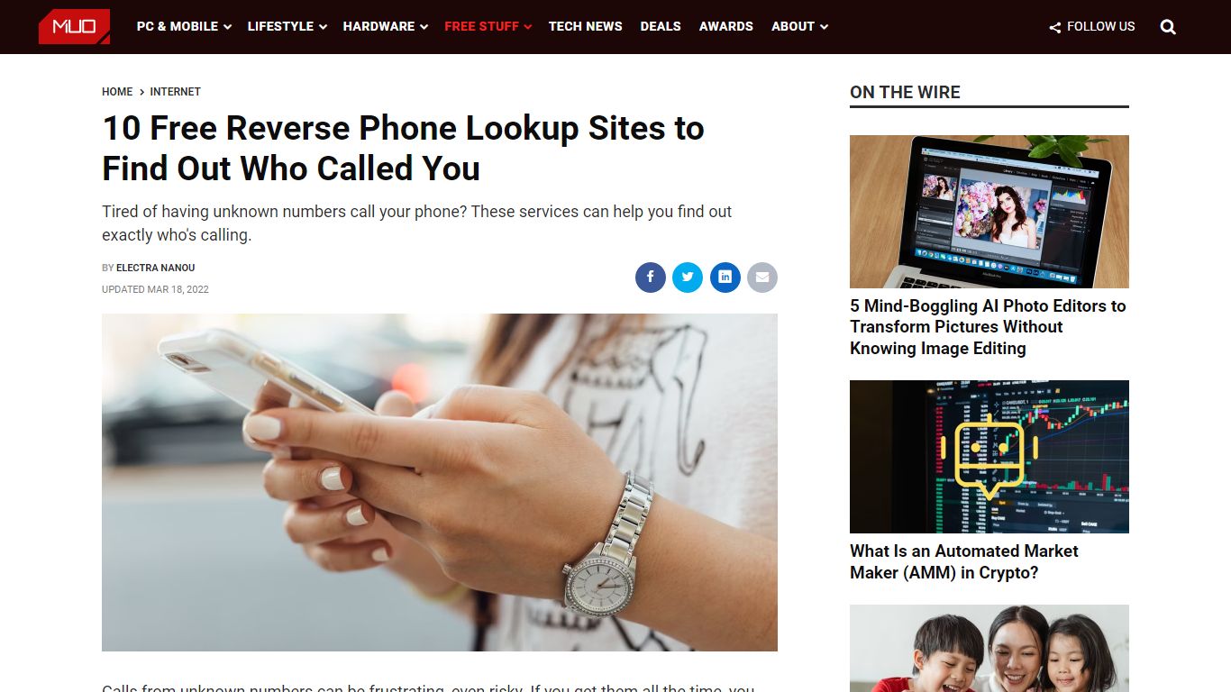 10 Free Reverse Phone Lookup Sites to Find Out Who Called You - MUO
